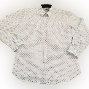 planet B mens botton up long sleeve shirt M